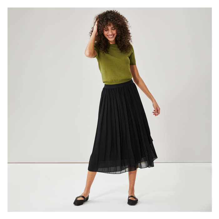 Women's Pleated Skirt
